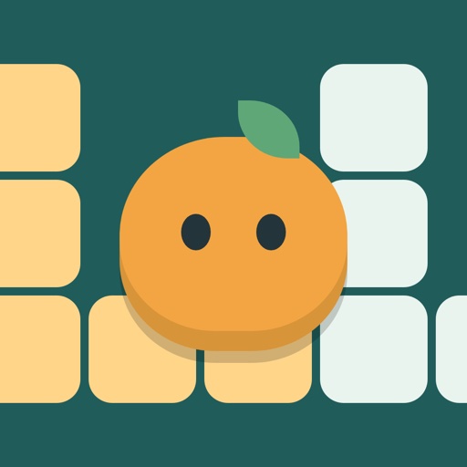 Juicy Maze app icon: an orange character on a teal maze